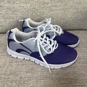 Unisex Kansas State Wildcats tennis shoes (Mens 6, Womens 8)